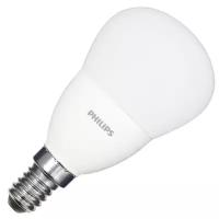 Лампа светодиод 6Вт шар Е14 2700К 470Лм матовая Ecohome P45NDFR Philips