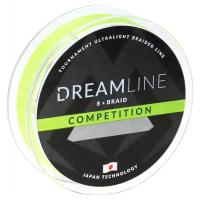 Плетеный шнур Mikado DREAMLINE Competition 0.18 fluo green (10 м) - 18.32 кг. ZDL000FG-10-018