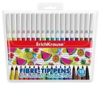 Фломастеры 18 цветов ErichKrause Washable, вентилируемый колпачок