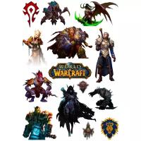 Наклейка декоративная ART "World of Warcraft", НД224, 30х42 см