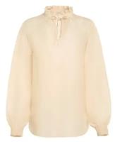 Блуза Minaku, размер 46, белый, бирюзовый
