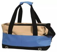 Nobby Переноска-сумка Salta, Бежевая Синяя, 40 см х 22 см х 28 см