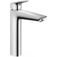 Смеситель для раковины hansgrohe Logis 190, без сливного гарнитура 71091000, хром