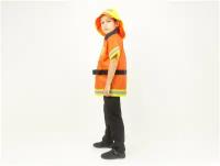 Карнавальный костюм "Пожарный" куртка и шлем, рост 134