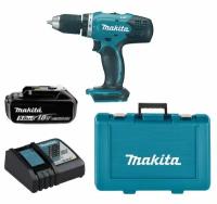 Аккумуляторная дрель-шуруповерт Makita DDF453RT (18V, 1 x 5.0Ah, з/у, Li-Ion)