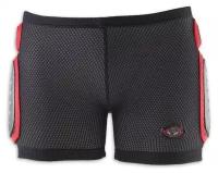 Защитные шорты NIDECKER Padded Plastic Shorts Black/Red (US:M)