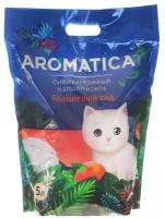 Наполнитель Aromaticat Яблоневый сад 5л силикагелевый гигиенический