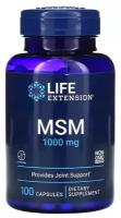 Life Extension MSM (МСМ) 1000 мг 100 капсул