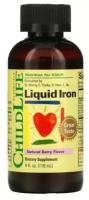 Жидкое железо l ChildLife Liquid Iron, 118 мл