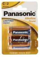 Элемент питания Panasonic LR20 Alkaline Power 2BP (кратно 2)