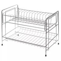 Сушилка для посуды, с поддоном, 39х30х25.5 см, оцинкованная, разборная, Юнитрейд, тнп-6.2