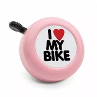 Звонок BELL ELC RINGER I LOVE MY BIKE (Pink)