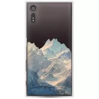 Силиконовый чехол Горы арт 2 на Sony Xperia XZ / Сони Xperia XZ