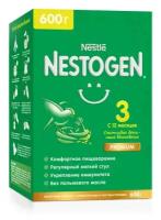 Смесь Nestogen Nestle 3 с 12 месяцев, для регулярного мягкого стула, 600 гр