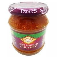 Паста чатни из манго острая (hot mango chutney) Patak's | Патакс 340г