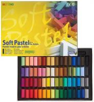 Пастель мягкая для детей и взрослых MUNGYO Soft Pastel Mini 1/2 длины, 64 цвета