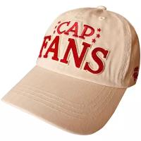 Бейсболка подростковая Be Snazzy CZD-0092 с нашивкой Cap Fans. Цвет бежевый. Размер 54-56