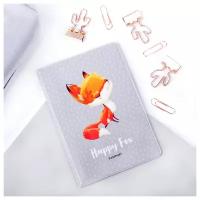 Обложка для паспорта MESHU "Happy Fox", ПВХ, 2 кармана