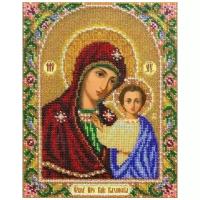 Паутинка Набор для вышивания бисером Пресвятая Богородица Казанская 20 х 25 см (Б1012)