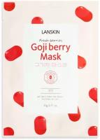 Lanskin FRESH BERRIES GOJI BERRY MASK тканевая маска для лица с ягодами годжи, 21 г, 21 мл