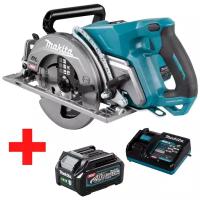 Пила дисковая аккумуляторная MAKITA XGT RS001GZ+BL4025 2,5 Ач.+ DC40RA