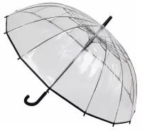Зонт автоматический Angel, мужской, зонт трость, женский, зонтик, защитой от ветра, светоотражающей, черный-прозрачный