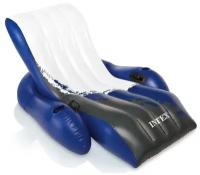 Intex Надувное кресло-шезлонг для плавания с подстаканником и ручкой