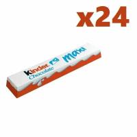 Шоколад Молочный Kinder Maxi Chocolate 21 г 24 шт