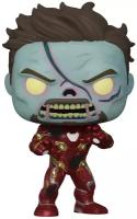 Железный Человек Зомби (Zombie Iron Man) Marvel: What… If Фигурка Funko POP! (944) GITD