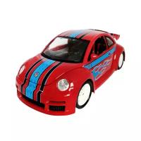 Volkswagen New Beetle Cup 1:18 коллекционная металлическая модель автомобиля Bburago 18-12058 red