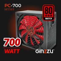 Блок питания Ginzzu PC700 14CM 80+. Гарантия 3 года