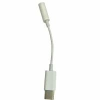 Адаптер Носо LSЗ5, USB Туре-С (M) - mini jack 3.5mm (F), белый