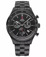 Наручные часы SWISS MILITARY BY CHRONO Quartz SM34081.04, черный