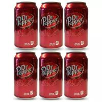 Газированный напиток Dr Pepper Original USA (Доктор Пеппер Оригинал США)/ 6 банок по 355 мл