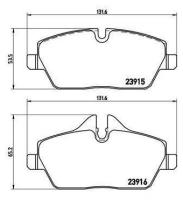 Колодки тормозные дисковые перед Trialli PF 4185