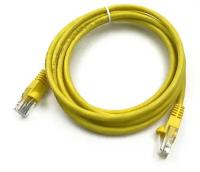 Патч-корд Buro UTP 4 пары cat5E CCA molded 2м желтый RJ-45 m-RJ-45 m