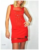 Коктейльные платья BGT Красное мини платье. Разм.42, красный