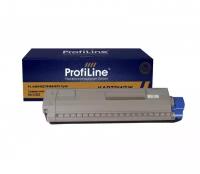 Картридж ProfiLine PL-44844627/ 44844615 (44844615) для принтеров Oki C822 Cyan 7300 копий