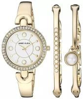 Наручные часы ANNE KLEIN Женские с двумя браслетами AK/3288GBST, золотой