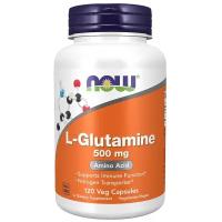 NOW L-Glutamine, L-Глютамин 500 мг - 120 капсул