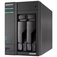 ASUSTOR AS6602T 2-Bay NAS/Media player/Intel Celeron J4125 2.0GHz up to 2.7GHz (Dual-Core ), 4GB SO-DIMM DDR4, noHDD(HDD,SSD),/2x1GbE(LAN)/3xUSB3.2,HDMI; 90IX01F0-BW3S10