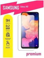 Защитное стекло для Samsung Galaxy A10, Самсунг Галакси А10 на экран, гибридное (гибкое стекло), AKSPro