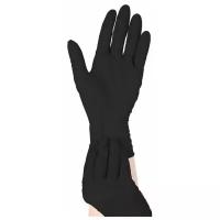 Перчатки нитриловые WHITE PRODUCT черные