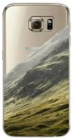 Силиконовый чехол "Горы арт 6" на Samsung Galaxy S6 edge / Самсунг Галакси С 6 Эдж