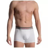 Трусы-боксеры "RED 1010 Boxerpants - White" (комплект 2 шт.) / Olaf Benz / Белый / Размер L