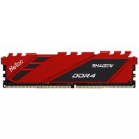 Оперативная память Netac 16 ГБ DDR4 2666 МГц DIMM CL19 NTSDD4P26SP-16R