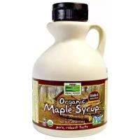 Now Organic Maple Syrup Кленовый сироп класса А 473 мл