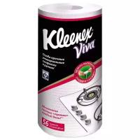 Салфетки Kleenex Viva в рулоне, белый, 56 шт