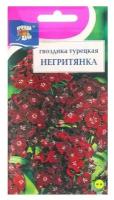 Семена цветов Гвоздика Турецкая негритянка 0,1 г