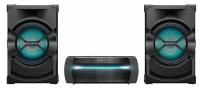 Минисистема Sony Shake-X10 черный 1200Вт CD CDRW DVD DVDRW FM USB BT